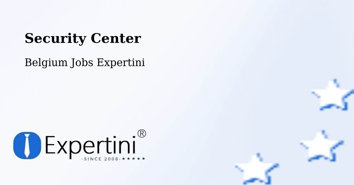 Security Center - Belgium Jobs Expertini